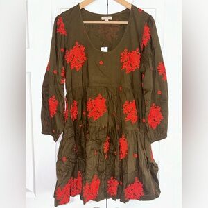 Women’s Pink Chicken Michelle dress NWT size small without tags size medium